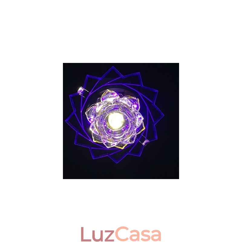 Moderno Contemporâneo Cristal Metal Montagem Embutida