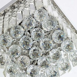 Moderno Contemporâneo Cristal Metal Montagem Embutida