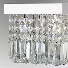 Moderno Contemporâneo Cristal Metal Montagem Embutida