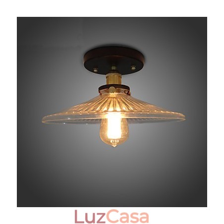 American Countryside Industrial Retro Mesa Teto Lâmpada 110V espiral Vidro Transparente Decoração de Casa iluminação American Countryside Industrial Retro Mesa Teto Lâmpada 110V espiral Vidro Transparente Decoração de Casa iluminação