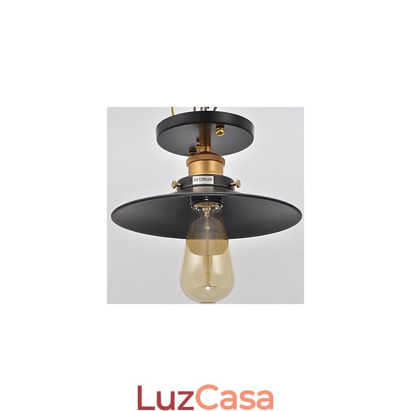 Lustre de teto retrô americano