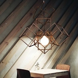 Pendente 1 Luz Vintage Minimalista Ferro Pintura Lustre
