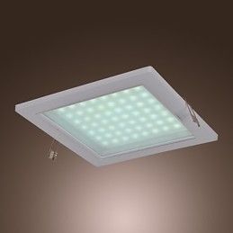 Luzes de montagem embutida modernas em formato quadrado