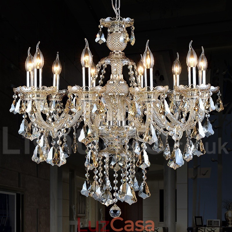 Luz pendente de cristal conhaque cor cristal moderno contemporâneo tradicional clássico retrô lanterna country