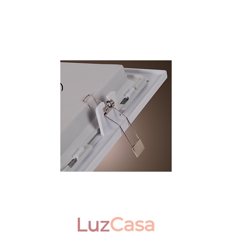 Luzes de montagem embutida modernas em formato quadrado