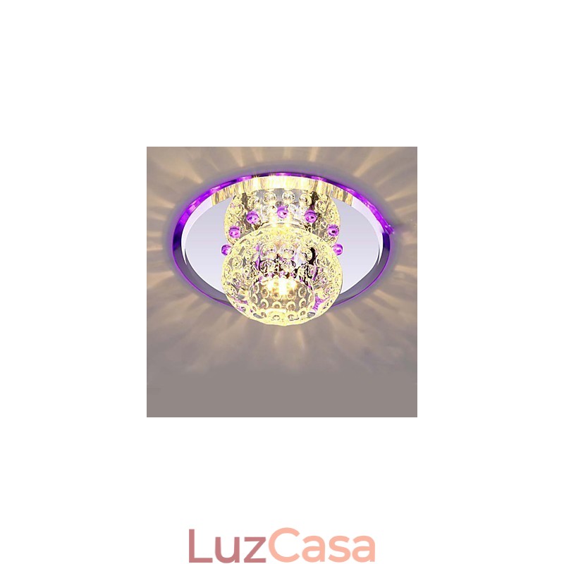 Lâmpada de cristal Smd CreativeTube Spotlight Absorve luz de cúpula