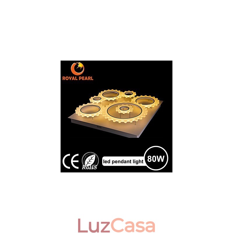 Pendente Epistar Chips Branco Frio 80W
