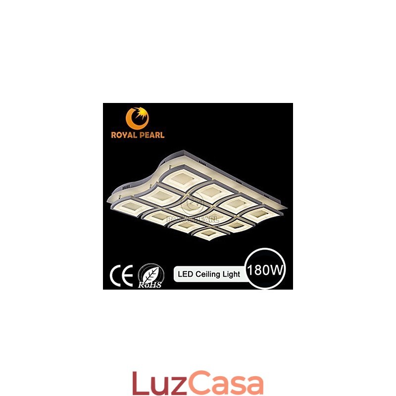 Luminária pendente de design elegante e superbrilhante de 180 W