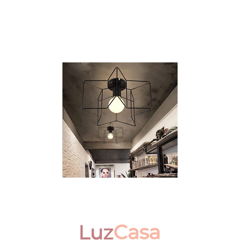 Pentagrama Moderno Criativo Luzes de Varanda para Absorver Luz de Cúpula