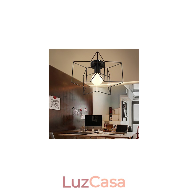 Pentagrama Moderno Criativo Luzes de Varanda para Absorver Luz de Cúpula