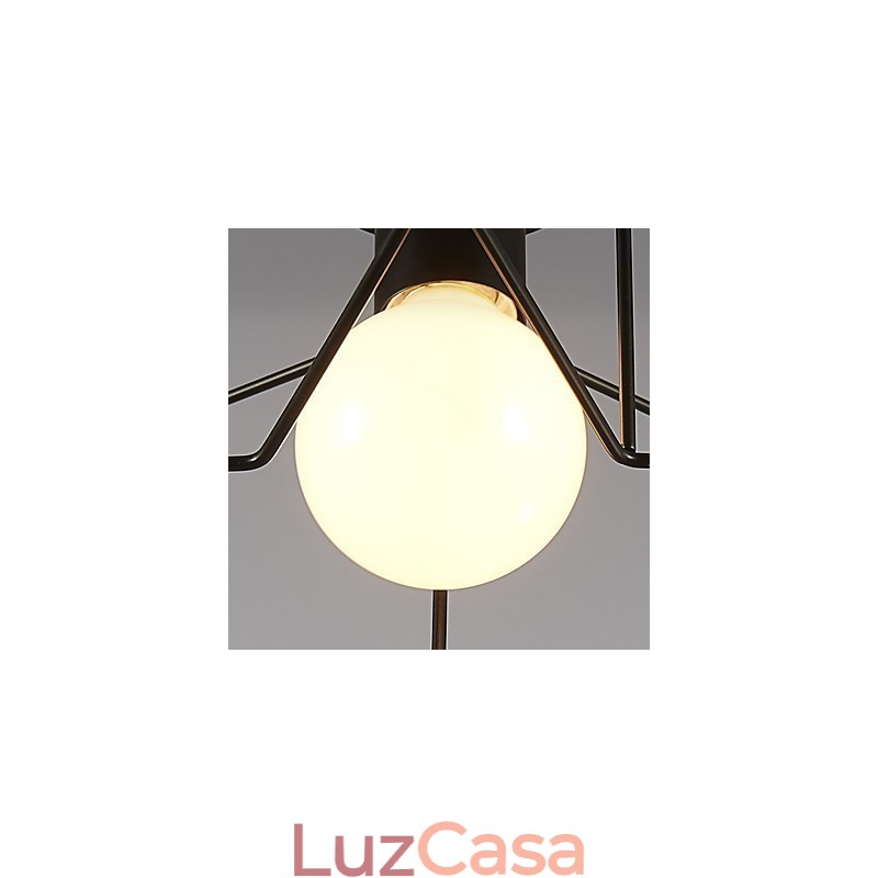 Pentagrama Moderno Criativo Luzes de Varanda para Absorver Luz de Cúpula