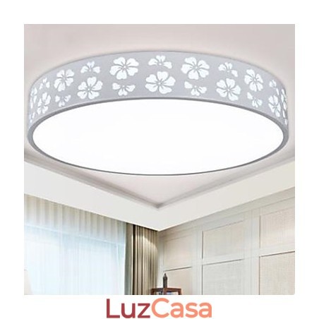 Luz de cúpula circular lateral em flor de ameixa vazada em ferro forjado