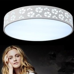 Luz de cúpula circular lateral em flor de ameixa vazada em ferro forjado