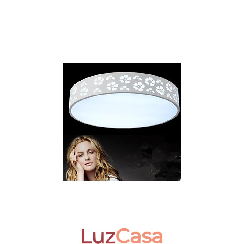 Luz de cúpula circular lateral em flor de ameixa vazada em ferro forjado