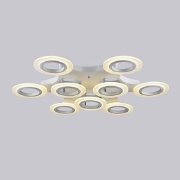 Iluminação pendente circular de venda quente branca quente para shopping center