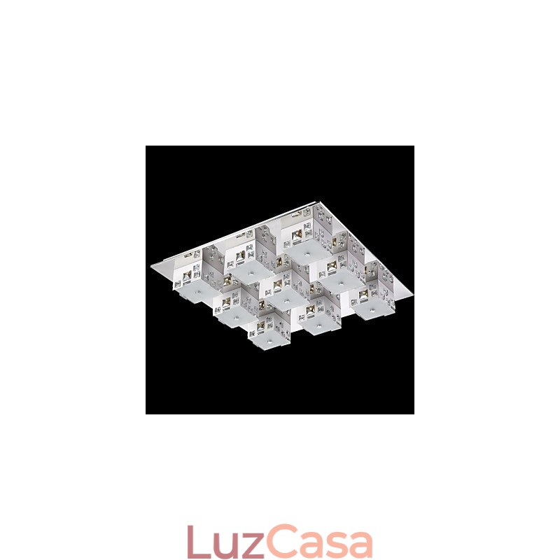 Luminária de teto 9 luzes moderna simples artística