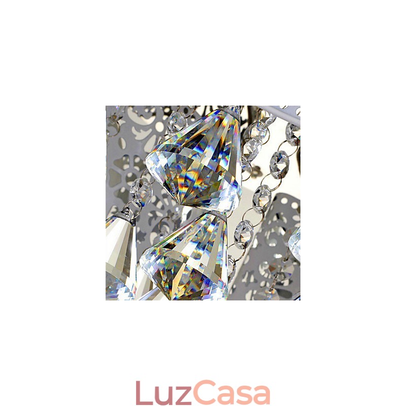 Montagem embutida Cristal Moderno Contemporâneo Metal