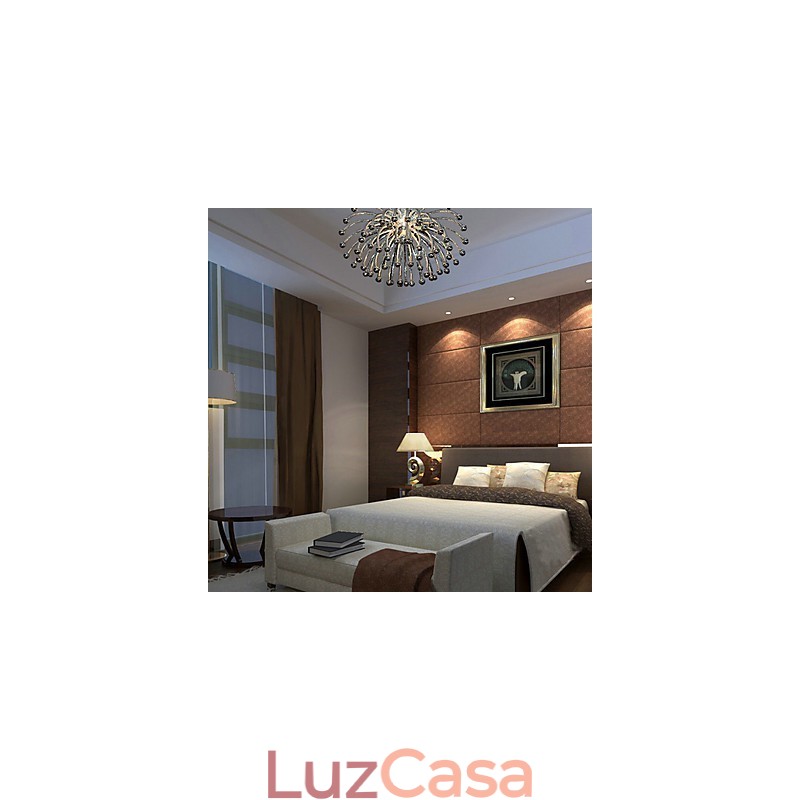 Luminária de teto artística com 1 luz