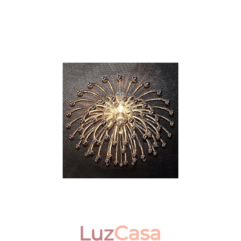 Luminária de teto artística com 1 luz
