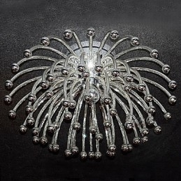 Luminária de teto artística com 1 luz