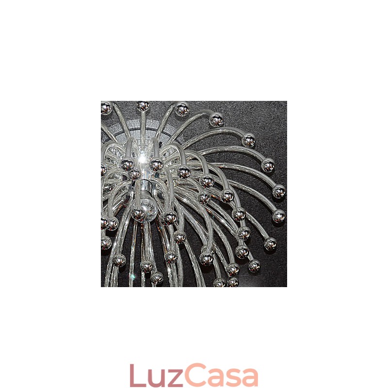 Luminária de teto artística com 1 luz