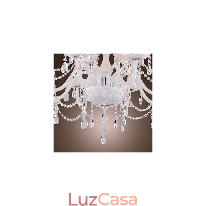 Lustre moderno contemporâneo galvanizado