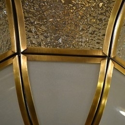Holofotes de montagem embutida em metal latão estilo mini clássico tradicional