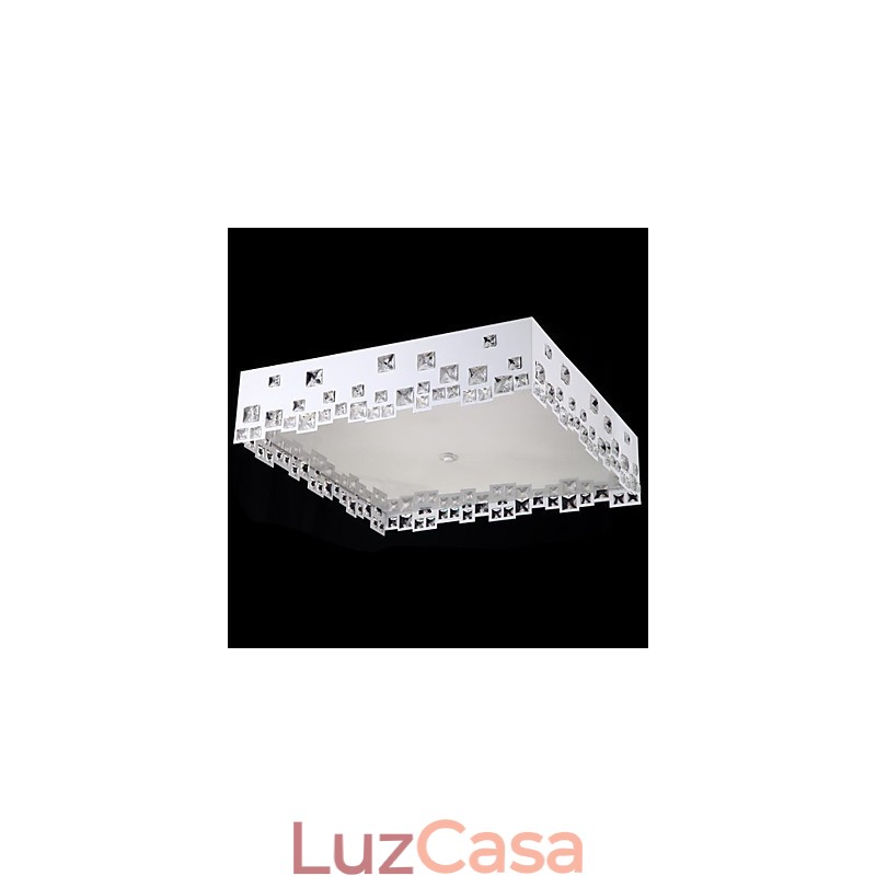 Luminária de teto 8 luzes moderna simples artística