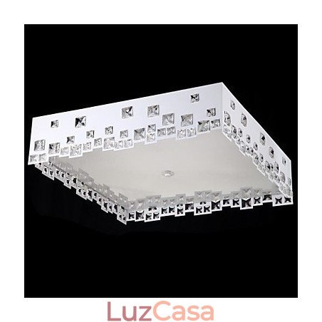 Luminária de teto 8 luzes moderna simples artística Luminária de teto 8 luzes moderna simples artística
