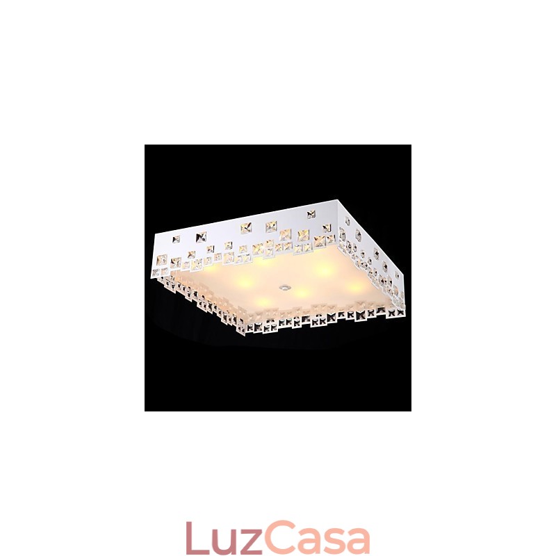 Luminária de teto 8 luzes moderna simples artística