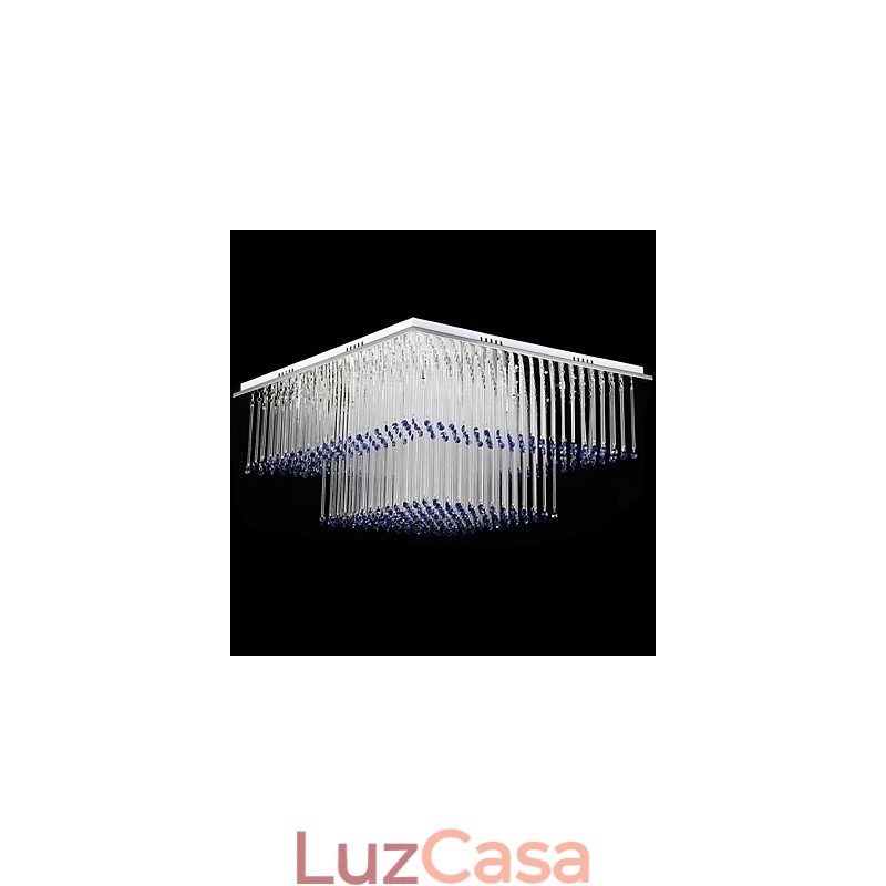 Luminária de teto 12 luzes moderna simples artística