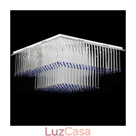 Luminária de teto 12 luzes moderna simples artística