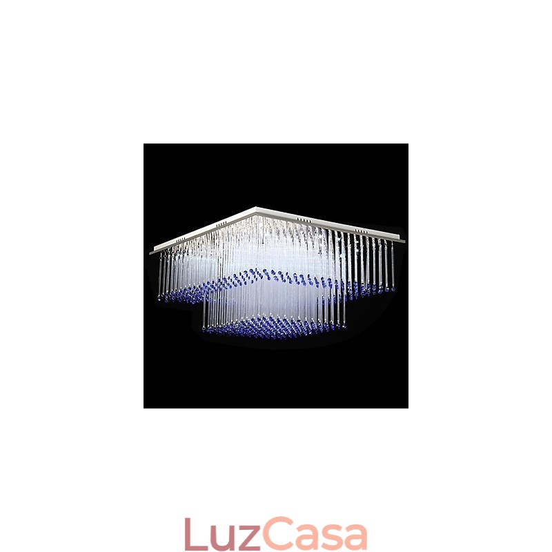 Luminária de teto 12 luzes moderna simples artística