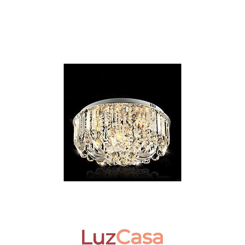 Luzes de montagem embutida subseção controle fonte de luz Cristal Metal Moda Moderna Clássica