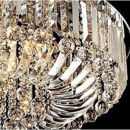 Luzes de montagem embutida subseção controle fonte de luz Cristal Metal Moda Moderna Clássica