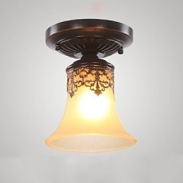 Estilo europeu tipo rural clássico absorve lâmpada de luz de cúpula