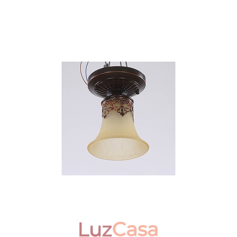 Estilo europeu tipo rural clássico absorve lâmpada de luz de cúpula
