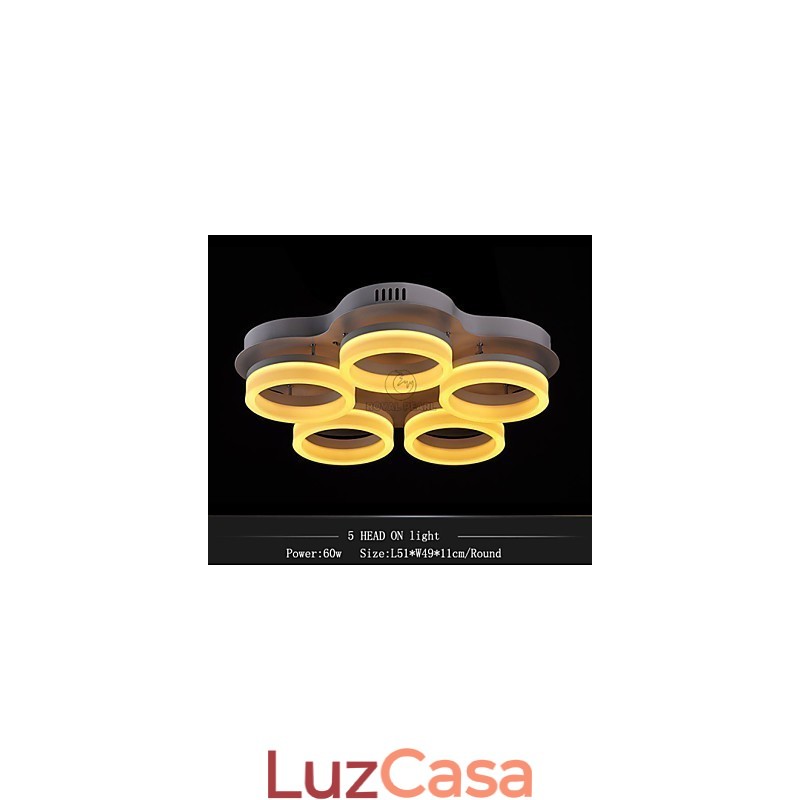 Luminárias de teto de acrílico com design elegante