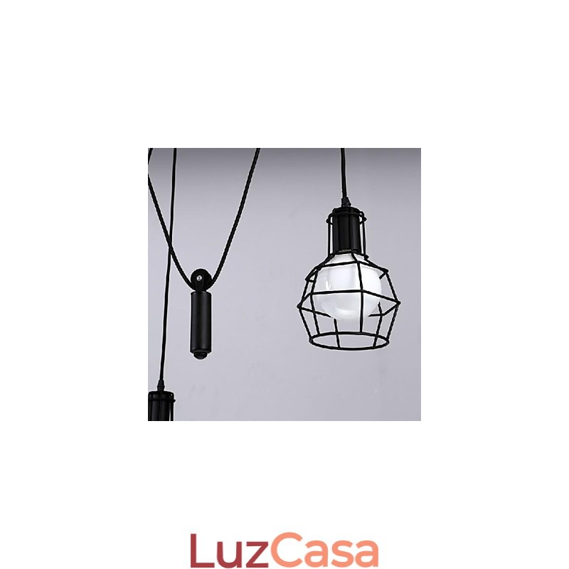 Tradicional Clássico Vintage Retro Lanterna Country Mini Estilo Pintura Metal Pingente Luz Jantar