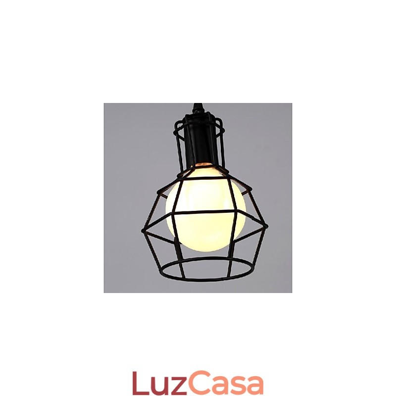 Tradicional Clássico Vintage Retro Lanterna Country Mini Estilo Pintura Metal Pingente Luz Jantar