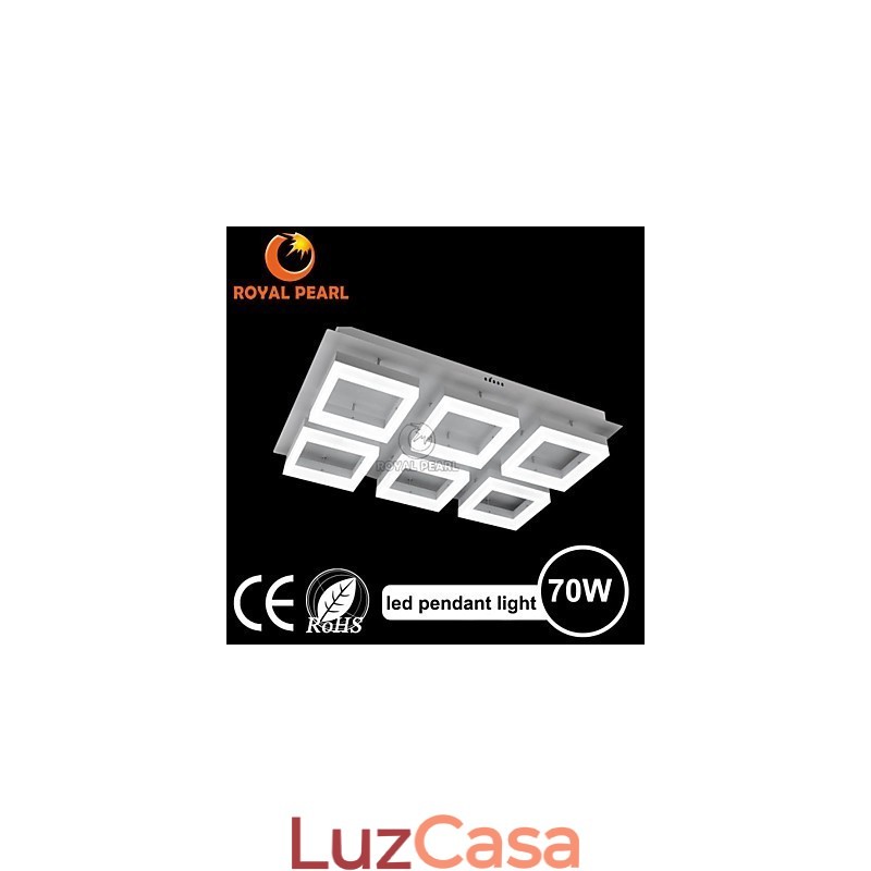 Luminária pendente de alto lúmen 70W com vida útil de 50000h