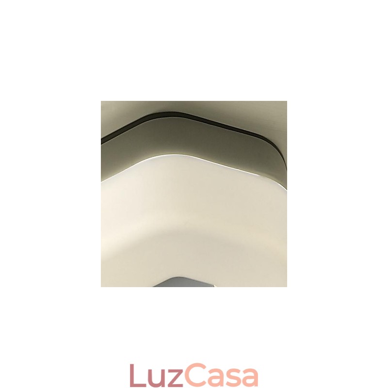 Luminária embutida branca quente branca moderna simples