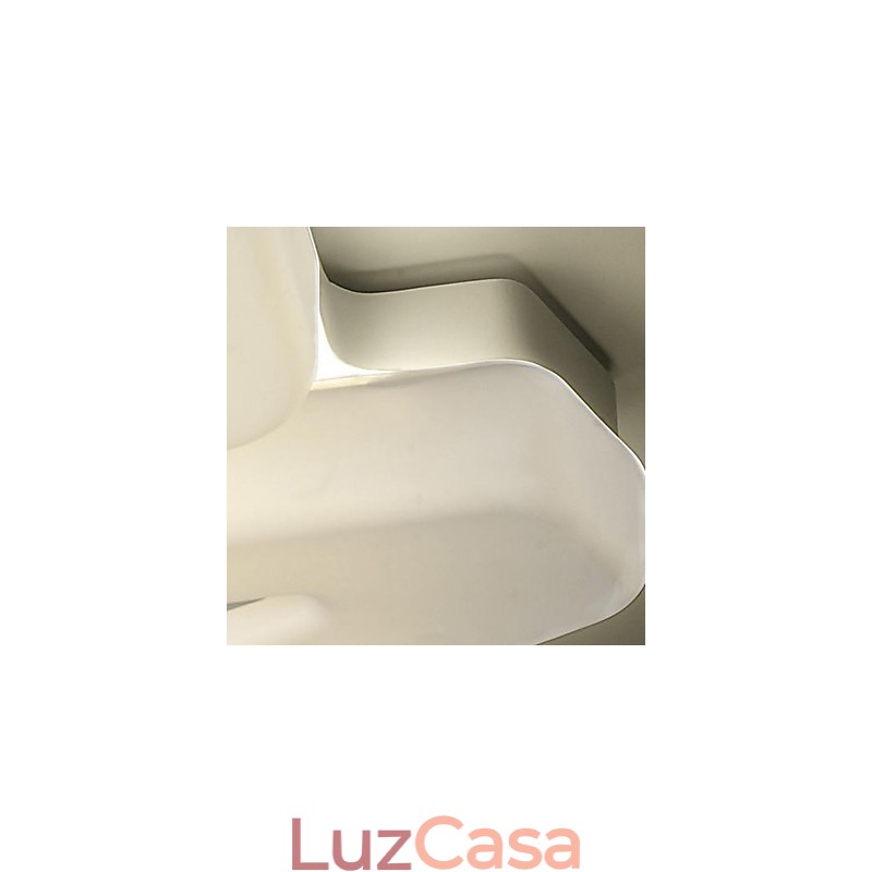 Luminária embutida branca quente branca moderna simples