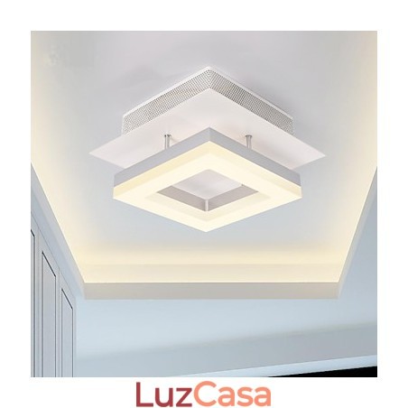 9W Moderno Contemporâneo Acrílico Montagem Embutida