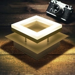 9W Moderno Contemporâneo Acrílico Montagem Embutida