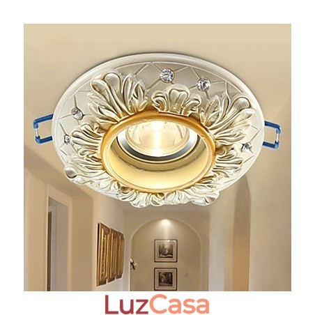 10*3.5CM Estilo Europeu Lâmpada de Teto Rural Tubo Absorve Lâmpada de Luz de Cúpula