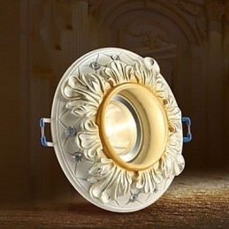 10*3.5CM Estilo Europeu Lâmpada de Teto Rural Tubo Absorve Lâmpada de Luz de Cúpula