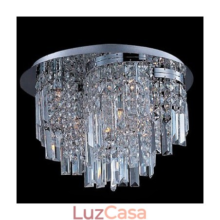 Montagem semi-embutida com 10 luzes Montagem semi-embutida com 10 luzes