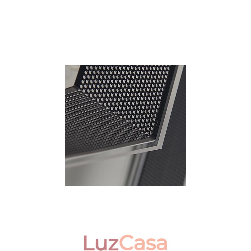 Montagem embutida moderna contemporânea em metal cromado