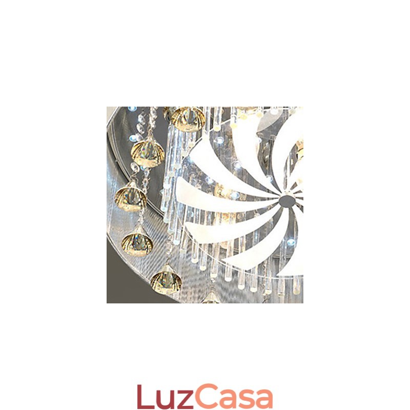 Montagem embutida Cristal Moderno Contemporâneo Vidro